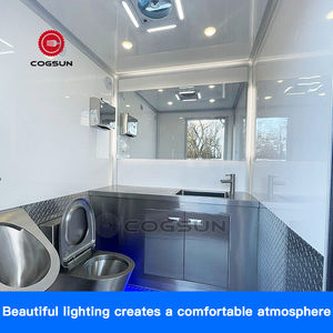 Remolque de Baño Móvil Cogsun, Remolque de Baño Temporal para Fiestas, Remolque de Baño de Lujo para Alquilar - Product Image 4