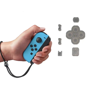Kit de Repuesto de Gomas para Controles <span class=keywords><strong>Joy</strong></span>-Con de <span class=keywords><strong>Nintendo</strong></span> <span class=keywords><strong>Switch</strong></span> NS, Goma Conductora de Silicona para Botones de <span class=keywords><strong>Joy</strong></span>-Con Izquierdo y Derecho - Product Image 1