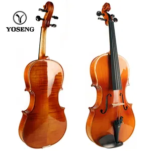 中国高档优质手工仿古波兰实心小提琴