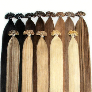 Estensioni per Capelli a <span class=keywords><strong>U</strong></span> in Bulk di Alta Qualità, Capelli Umani con Forti Legami in Cheratina, Lunghezze e Colori Personalizzabili - Product Image 2