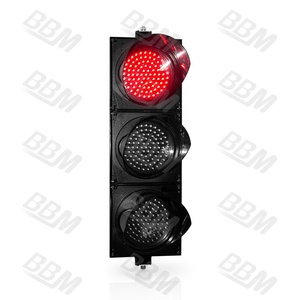 <span class=keywords><strong>Feu</strong></span> de signalisation <span class=keywords><strong>tricolore</strong></span> de 200 mm avec lentille Fresnel - Product Image 2