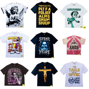 Dropshipping 2026 Men's High Quality 100% Cotton T-<b>Shirts</b> <b>Y2K</b> Streetwear With Oversized Fit - Product Image 1