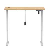 Fabricant de tables ergonomiques à moteur unique réglables en hauteur pour bureau assis-debout en stock bureau d'ordinateur