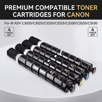 Toner couleur compatible Enlite Premium C-EXV49 NPG67 GPR53 pour imprimante Canon ImageRUNNER ADVANCE C3325 C3330 C3530