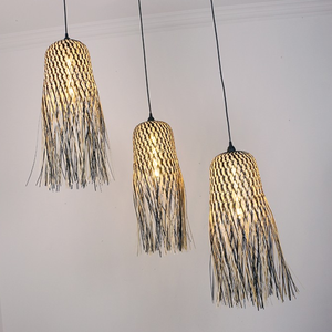 Lustre en bambou naturel abat-jour suspendu en rotin naturel pour la vente en gros de Thanh Cong - Product Image 6