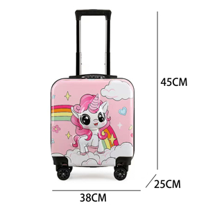 Kids Suitcase for Girls, Hardside Unicorn Kids <strong>Luggage</strong> with Spinner Wheels <strong>Children</strong> Carry on Girls Suitcase - Product Image 2
