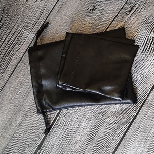 PU Leather <b>Drawstring</b> Pouch <b>Bag</b> - Product Image 5