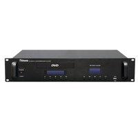 Thinuna Sistema de Sonido de Altavoz Profesional, Reproductor Multimedia Digital de Doble Canal, CD, MP3, Fuente de Audio, 2 Unidades