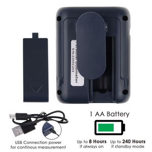 เครื่องวัดรังสีแบบดิจิตอลความไวสูง เครื่องวัดปริมาณรังสี เครื่องตรวจจับรังสีเบต้า แกมมา เอ็กซ์เรย์ พร้อมฟังก์ชั่นเตือนภัย และฟังก์ชั่นจับค่าค้างไว้ - Product Image 6