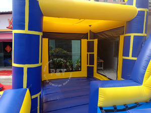 Articles de vente chauds commerciaux château gonflable intérieur enfants moonwalk pull videur pvc 3 en 1 <span class=keywords><strong>maison</strong></span> gonflable de rebond <span class=keywords><strong>toboggan</strong></span> aquatique - Product Image 5