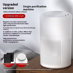 New Portable USB Air Purifier Blue Anion <b>Quickly</b> Purifies the Environment and Can Add Essential Oils Low Noise Deodorizer - Product Image 1