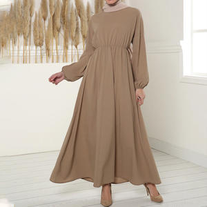 Robe Abaya à manches chauve-souris de haute qualité pour femmes musulmanes, couleur personnalisée, vêtement quotidien arabe, polyester durable et respirant 4 - Product Image 6