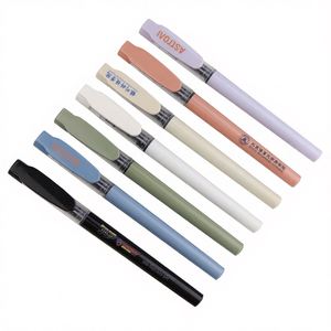 Stylo gel noir de haute qualité en plastique, écriture fluide, 0,5 mm, pour le bureau et l'école, avec option de logo personnalisé - Product Image 1