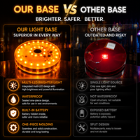 Seau à glace LED en plastique robuste, rose, design unique, empilable, super grand, modèle le plus récent de LiqVis, pour les bars et les événements en plein air