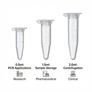 멸균 PP 마이크로 원심분리 튜브 1.<span class=keywords><strong>5ml</strong></span> 2ml 15ml 50ml 눈금 표시 원뿔형 원심분리 튜브 누출 방지 실험실 소모품 - Product Image 6