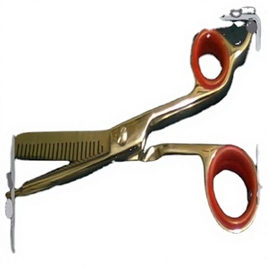 ASAP - Ciseaux de toilettage pour animaux de compagnie à manche long en acier 440C de haute qualité, pour droitiers, avec embout de sécurité, pour la coupe de poils à domicile, petits animaux (chiens) - Product Image 3