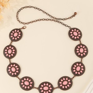 Cinturón <span class=keywords><strong>de</strong></span> cuero genuino <span class=keywords><strong>de</strong></span> verano para <span class=keywords><strong>mujer</strong></span> exclusivo <span class=keywords><strong>de</strong></span> <span class=keywords><strong>Amazon</strong></span>, cadena <span class=keywords><strong>de</strong></span> cintura, aleación versátil para hebilla, sello <span class=keywords><strong>de</strong></span> moda, decoración para - Product Image 6