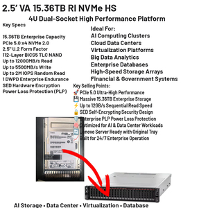 4XB7A93895 15.36 ТБ Твердотельный накопитель 2.5' внутренний U.2 для интенсивного чтения - Product Image 1