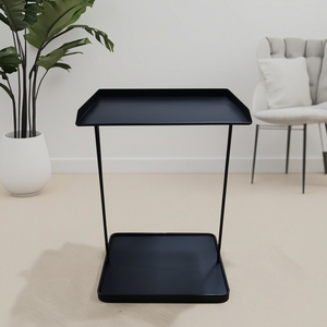 2025 hiện đại sang trọng vàng kim loại Bàn cà phê với khung sắt góc tròn tùy ChỉNh Nóng bán đồ nội thất nhà - Product Image 1