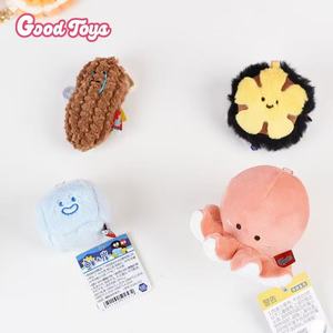Fábrica al por mayor lindo llavero de peluche suave juguete mar Animal muñeca peluche <span class=keywords><strong>cangrejo</strong></span> llaveros para regalos - Product Image 2