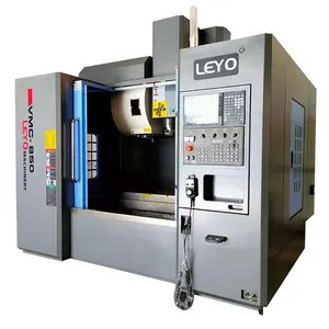 LEYO mesin CNC VMC850 3 sumbu, pusat mesin VMC 5 sumbu mesin cnc pusat mesin cnc
