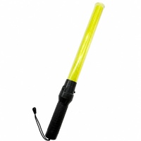 Bâton de signalisation LED clignotant de 54 cm, rechargeable, pour le contrôle du trafic