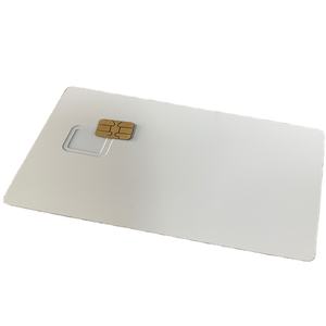Nuevo Producto 2024, Tarjetas de Crédito Metálicas Blancas con Impresión de Seda por Contacto de Acero, con Orificio para Chip y Banda Magnética, Tarjeta con Chip Metálico - Product Image 1
