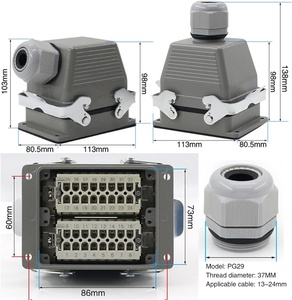 SVLEC 32ピン DIN オス/メス ヘビーデューティーコネクタ 690V <span class=keywords><strong>35A</strong></span> - Product Image 3
