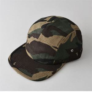 American Retro Camouflage 5 Panel <b>Cap</b> Workwear Style <b>Flat</b> Brim Baseball Hat Unisex Versatile Outdoor Streetwear Style - Product Image 6