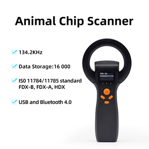 Động vật RFID Reader 134.2khz/125Khz Pet ID Scanner động vật tag Reader Bluetooth cầm tay <span class=keywords><strong>mini</strong></span> SCANNER cho chó mèo - Product Image 2