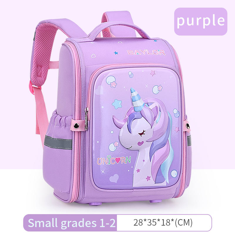 Unicornio colorido-púrpura-pequeño