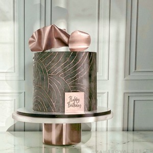 Decoración Acrílica Cuadrada para Pastel de Cumpleaños con Diseño de Miel y Dulzura, Estilo Ins - Product Image 4