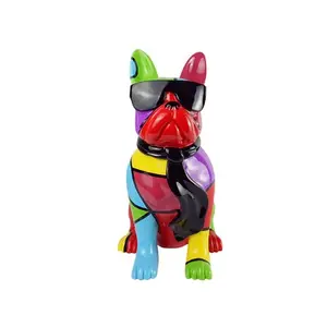 Bulldogs New Arrivals Creativity Modern Bulldogs Animal Resin Crafts Desktop Bedroom French Bulldogs Home Decor