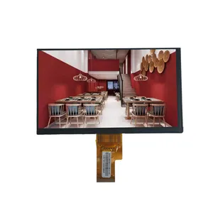 7 дюймов сенсорный экран IPS LCD TFT ЖК панель 1024*600 разрешение интерфейс LVDS на тонкопленочных транзисторах на тонкоплёночных транзисторах сенсорной панелью с микроконтроллером (40 штифтов
