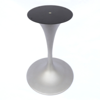 Meuble de table en acier, mobile avec livraison en ligne, tulipe blanche, pour dessus en marbre, livraison en ligne