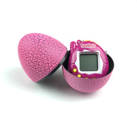Jouet électronique portable Tamagotchi œuf de dinosaure multicolore en plastique pour enfants, cadeau de Noël