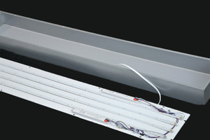 Hiện đại công nghiệp LED trần đèn đồ đạc LED <span class=keywords><strong>Batten</strong></span> ống đèn Led tuyến tính đèn chùm cho hội thảo - Product Image 3