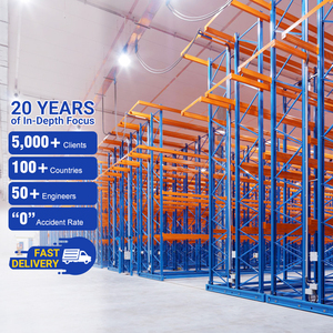 Strong Load Capacity Warehouse Industrial Mobile Steel Storage Rack System <strong>Movable</strong> <strong>Racking</strong> Rack For <strong>Pallet</strong> Storage System - Product Image 1