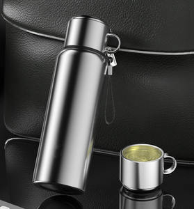 Nuevo Termo Clásico de Acero Inoxidable para Oficina, 600/800/1200/1500ml, para Sopa, con Pantalla LED de Temperatura, Mantiene la Temperatura de 12-24 Horas - Product Image 3