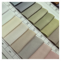 Quantité minimale de commande bas haute qualité acétate 100% polyester double face luxe crêpe mat satin tissu pour chemisier/robe/vêtements de nuit