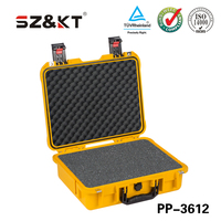 Boîte à outils en PP rigide à prix raisonnable, étanche IP67, résistante aux chocs IK10, portable, pour le transport et le rangement d'équipements, avec mousse personnalisée