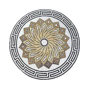 Factory supply Marble mosaic floor medallions