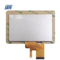 Pantalla Táctil Capacitiva CTP PCAP Personalizada con Unión de Cinta Adhesiva, 4.3 Pulgadas, Resolución 480x272, Interfaz USB I2C