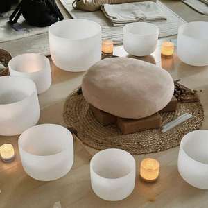 Ensemble de 7 bols Crystal Soul 432 hz Crystal Sound CDEFGAB avec sac et accessoires - Product Image 5