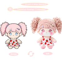 Usine personnalisée Kawaii Anime peluche Figure jouets doux coton animaux en peluche avec peluche Logo cadeaux