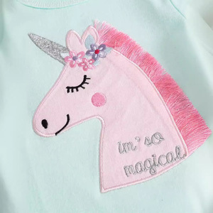 Set di Tre Pezzi in Cotone per <span class=keywords><strong>Neonata</strong></span> Stile Coreano Estate 2025, Abbigliamento per Bambini Disponibile - Product Image 3