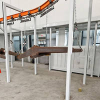 Máquina de Recubrimiento Electrostático en Polvo Equipada con un Horno de Recuperación Ciclónico/Línea de Recubrimiento en Polvo para Paneles Metálicos