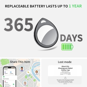 Traceur/Localisateur intelligent compatible avec Apple Find My (iOS uniquement), balise intelligente sonore 100 dB - Product Image 5