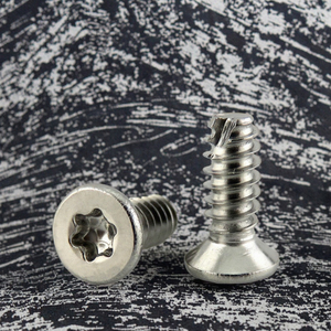 สกรู PT สแตนเลสหัวแบนท็อกระบบการวัดความยาว12มม. การตัดขึ้นรูปเกลียวหาง - Product Image 3