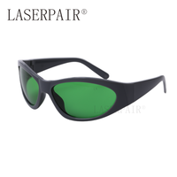 Lunettes de protection laser rouge certifiées EN207 en polycarbonate 630-660 nm, lunettes de sécurité laser diode ND YAG 800-1100 nm 30%